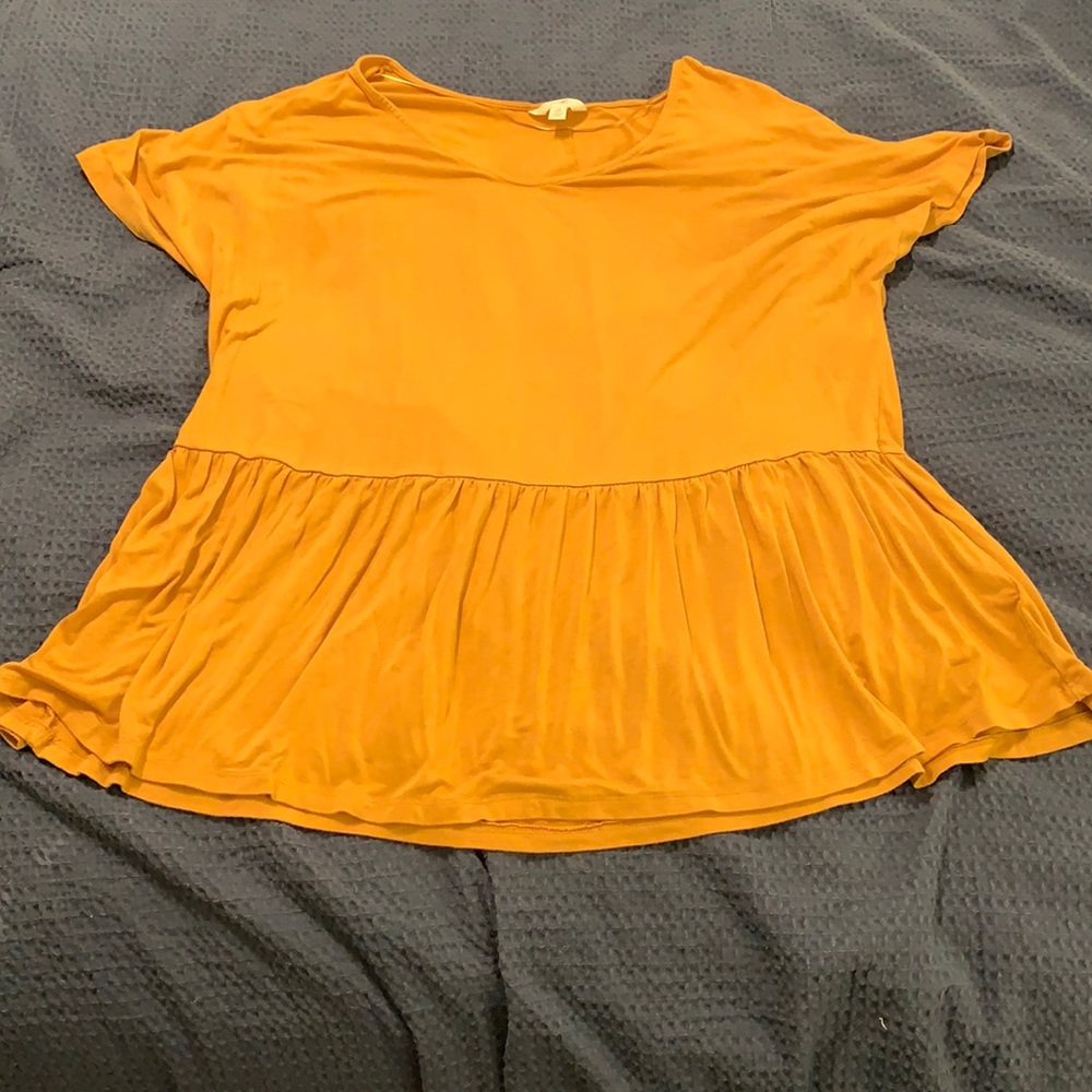 Terra & Sky Peplum Top